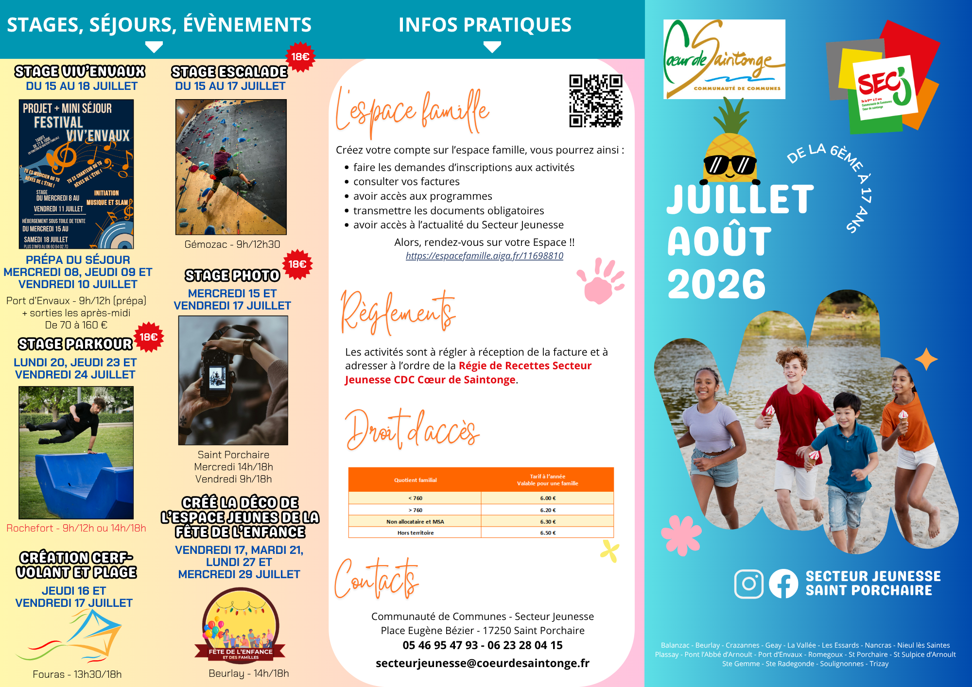 Programme t recto