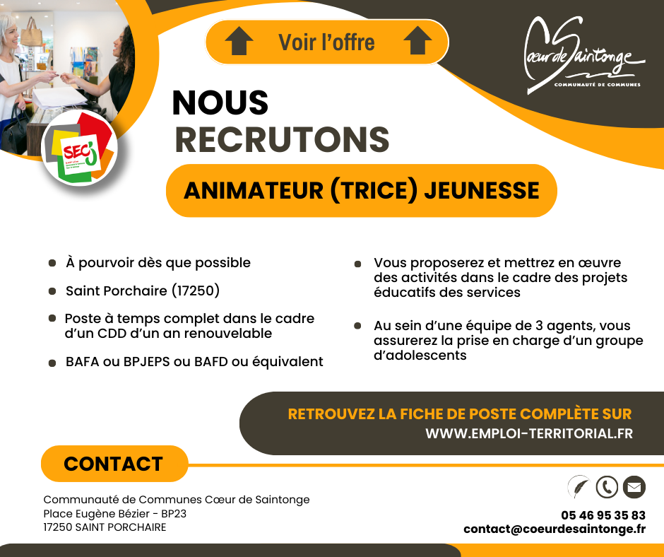 Recrutement poste animateur2